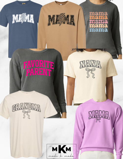 Boxy Crop Mama Tee