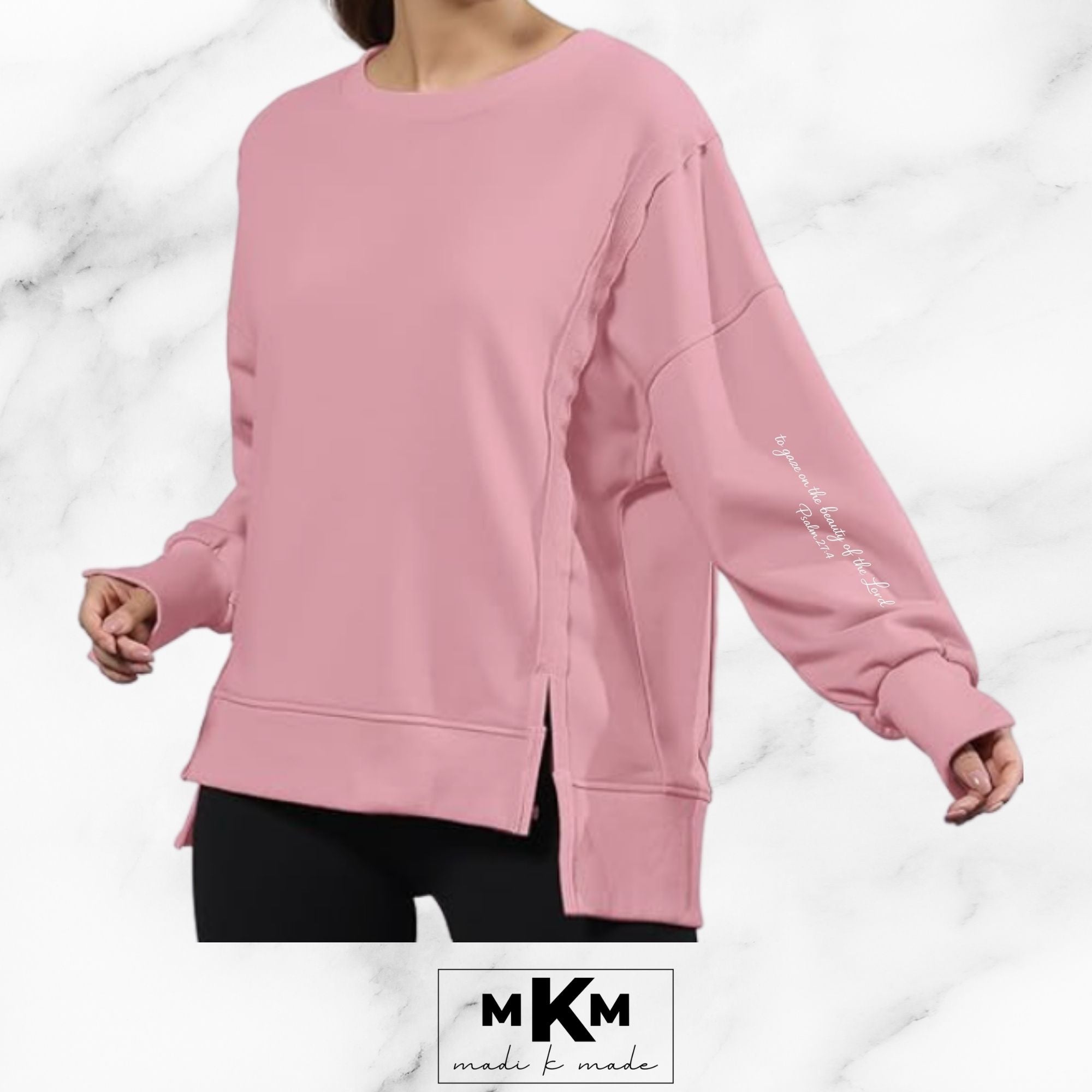 Captivated by Jesus Sweatshirt Heat Pressed