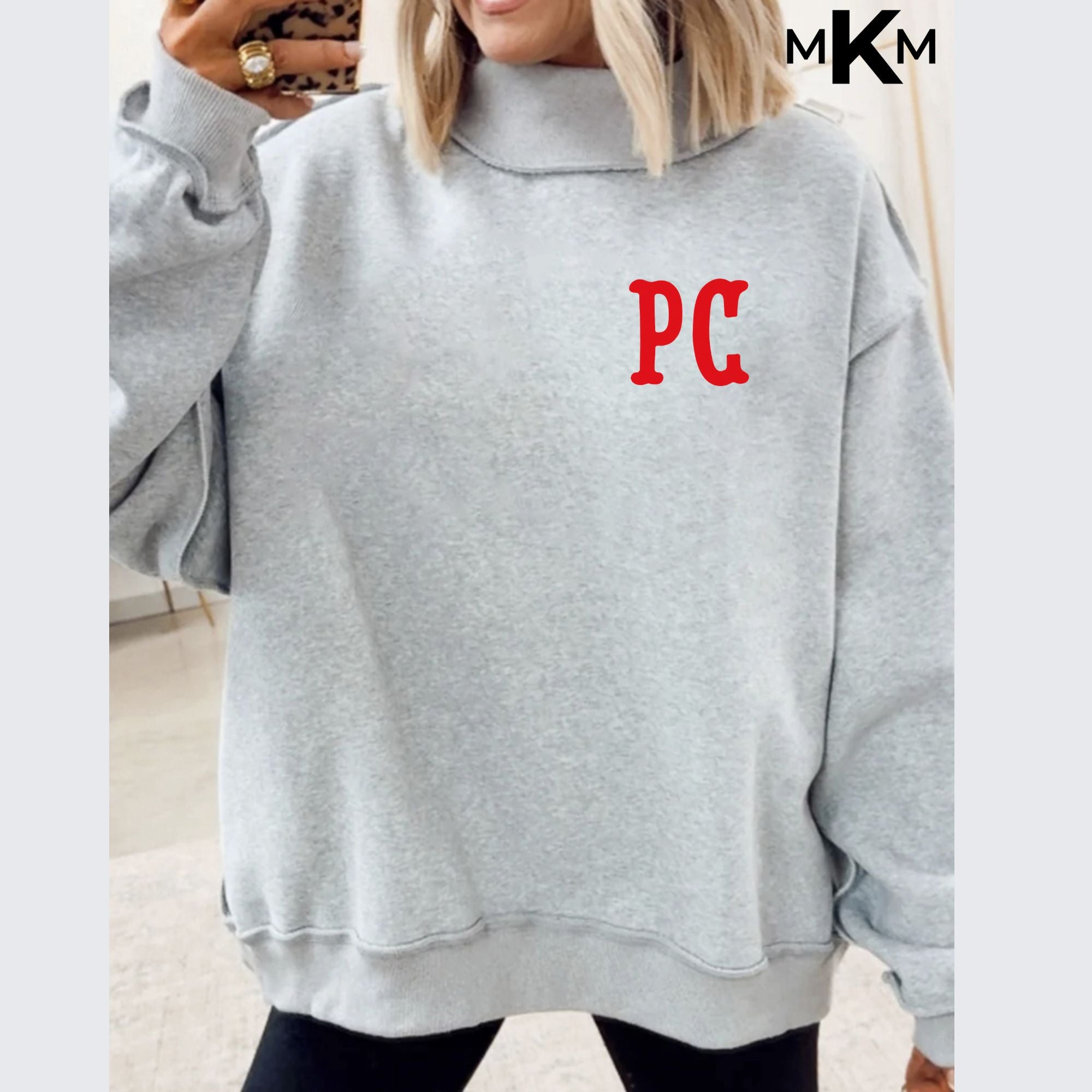 Park Christian PC Embroidered Mock Crewneck