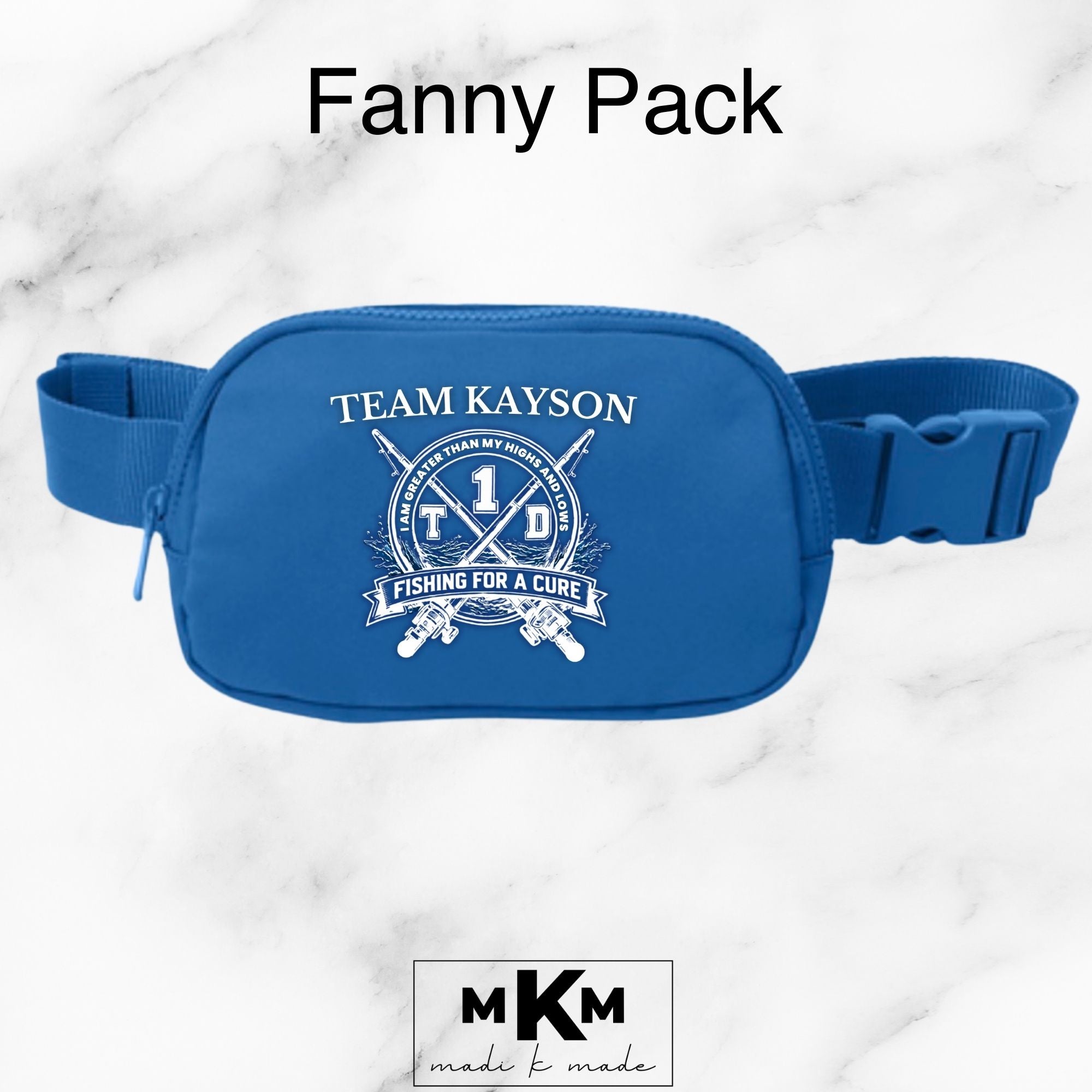 Team Kayson Fanny Pack (Strong Blue)