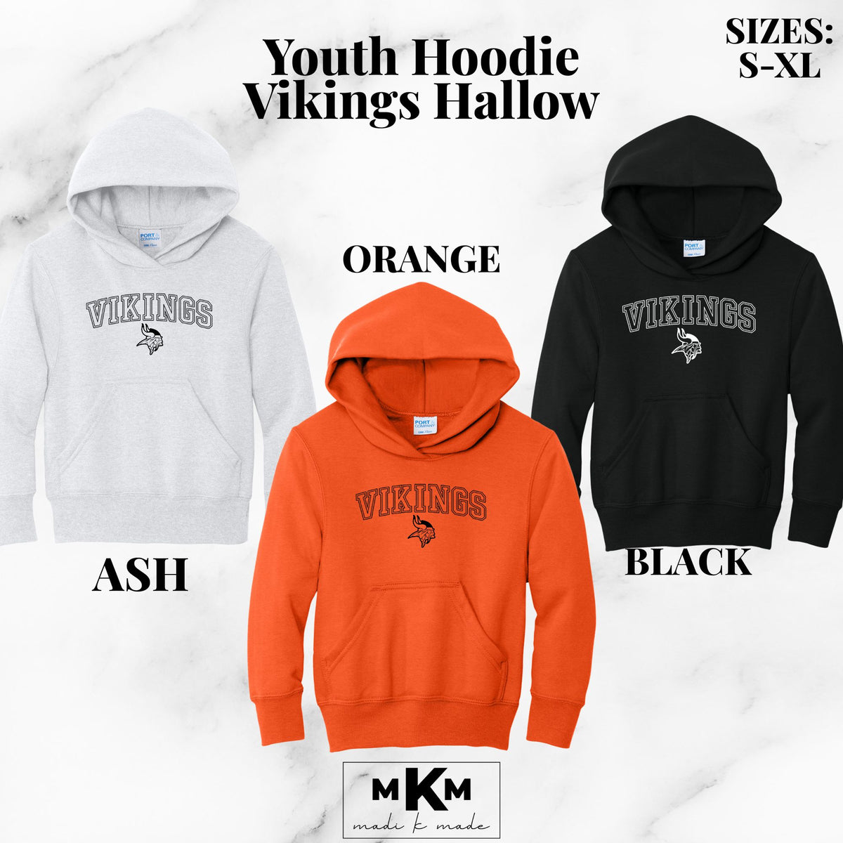 Vikings Hallow Lettering + Logo