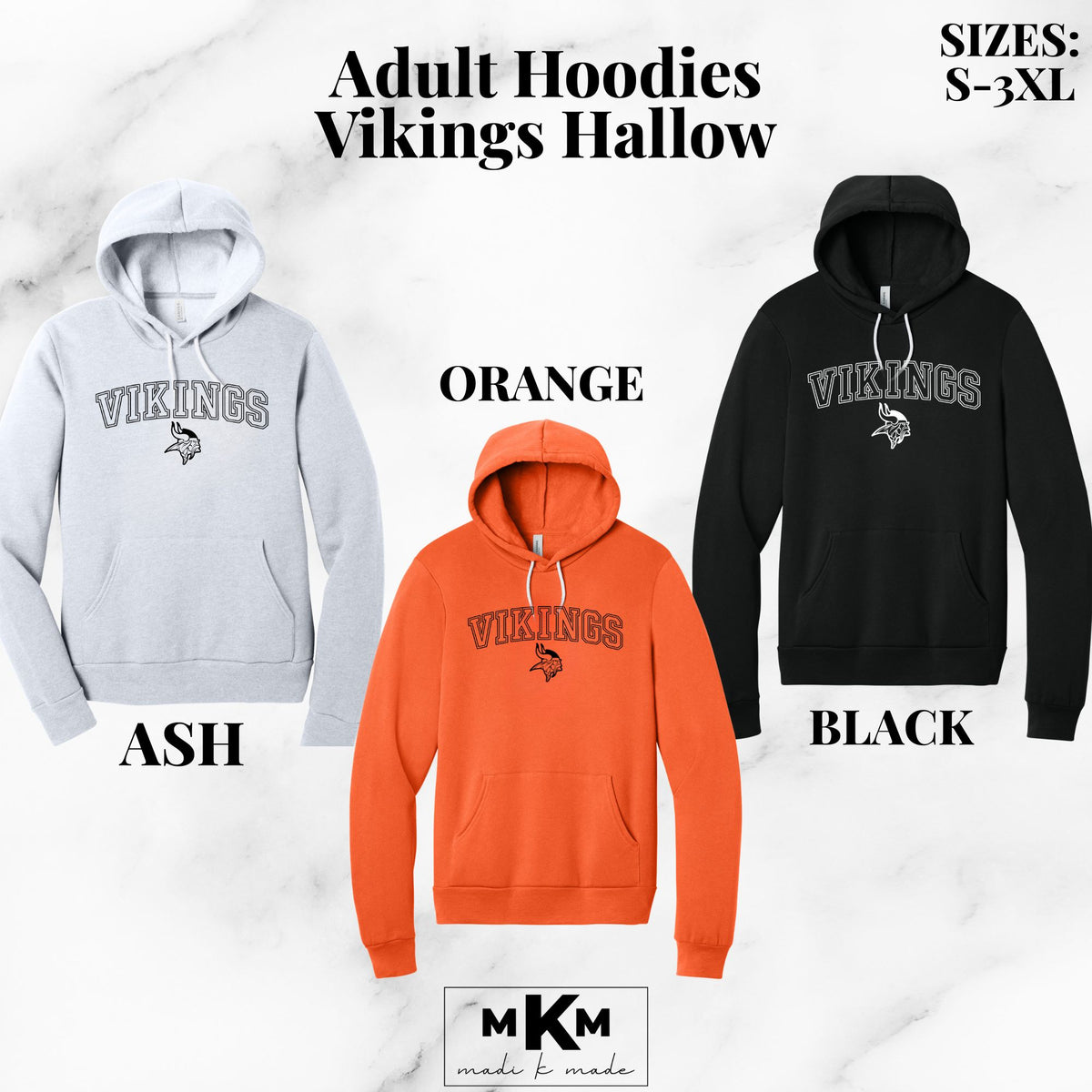 Vikings Hallow Lettering + Logo