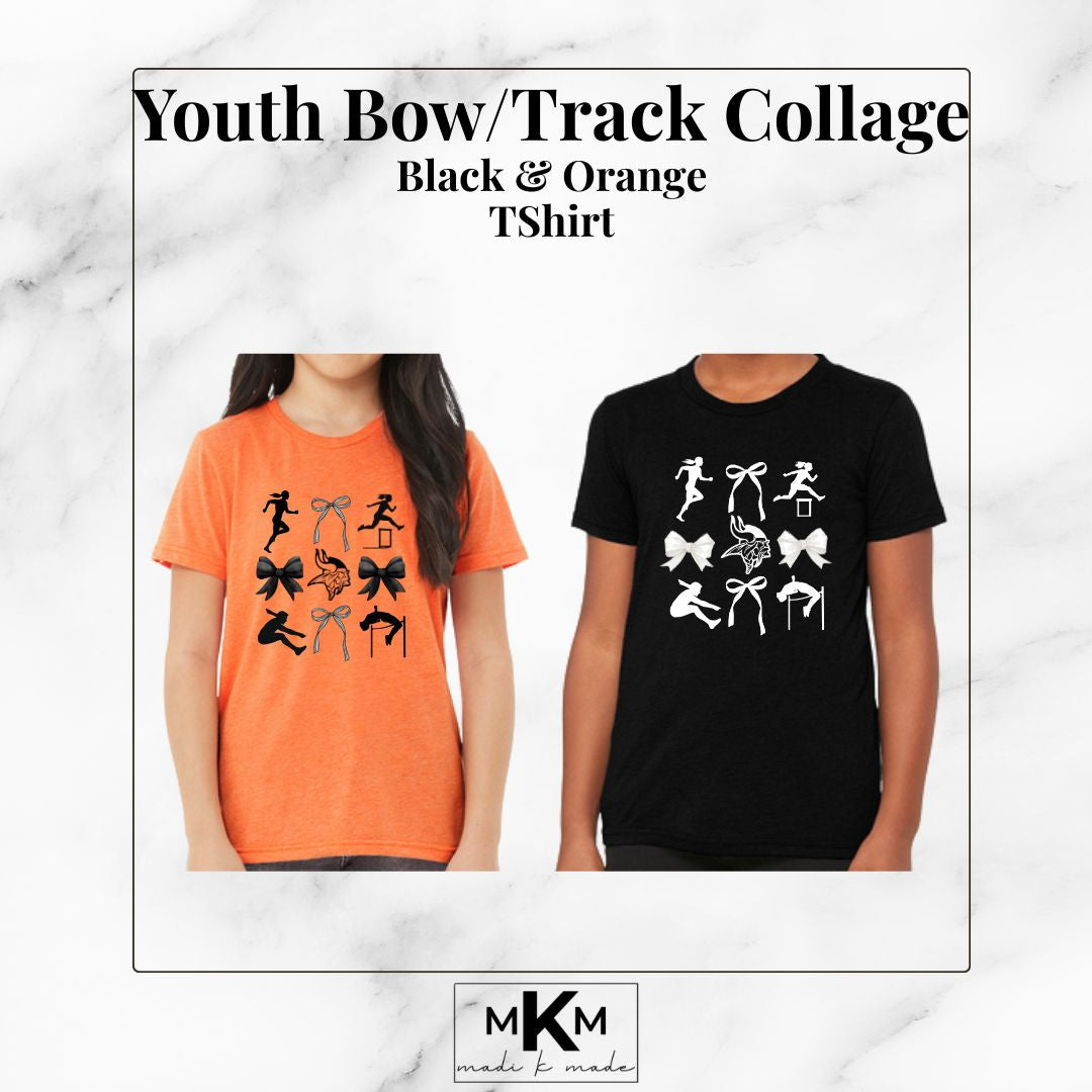 Bella + Canvas: Youth Bow Track Collage Tee
