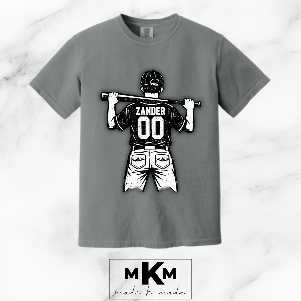 Personalized Baseball Player T-Shirt or Sweatshirt