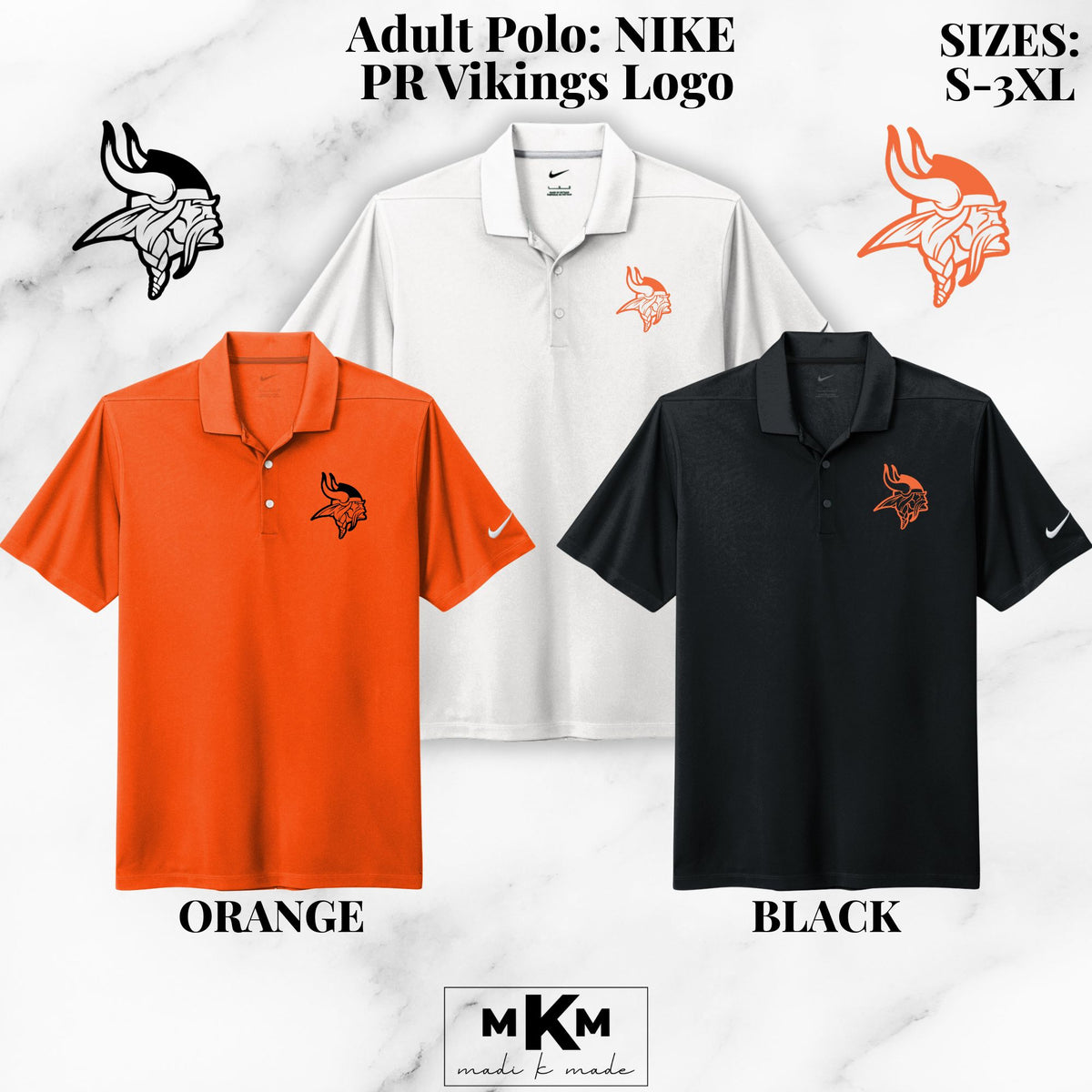 PR Vikings Logo Polos