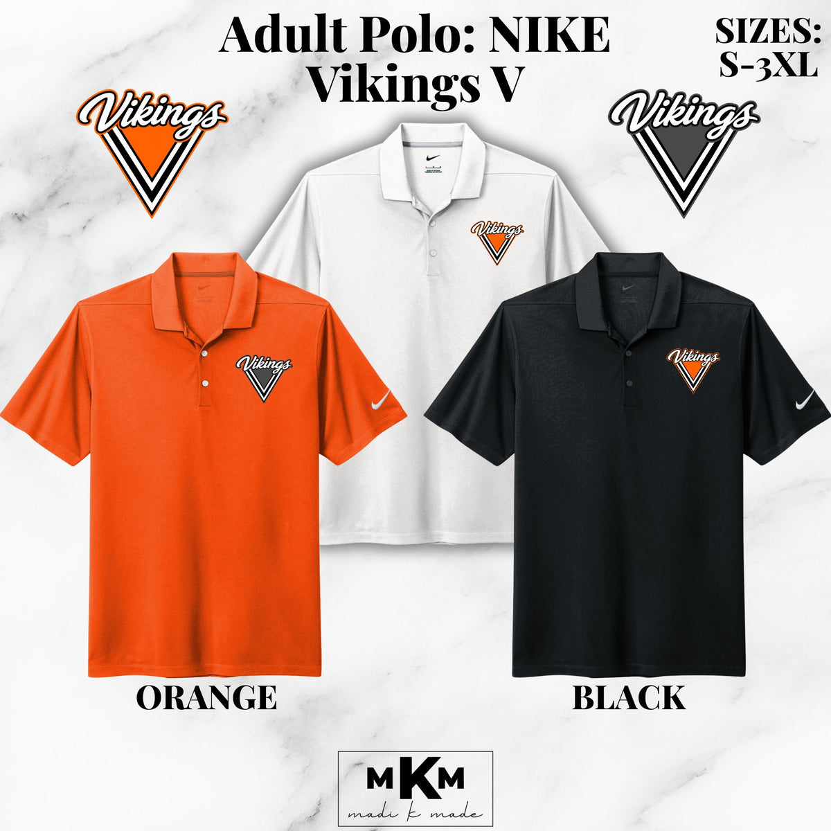 Vikings V Retro Polos