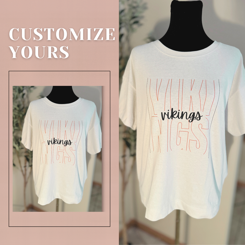 Custom Team Spirit T-Shirt | Personalized School Mascot Shirt | Game Day Tee