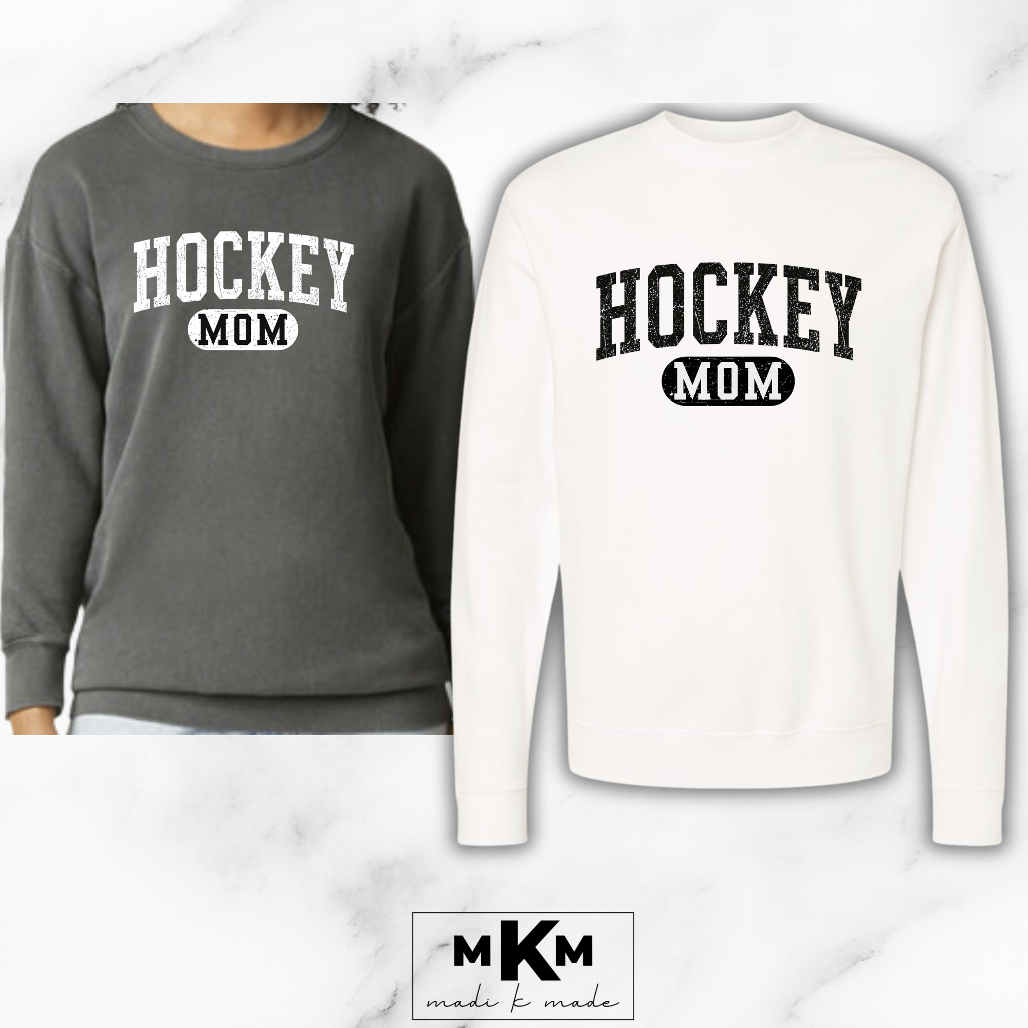 Hockey Adult Crewneck Sweatshirt