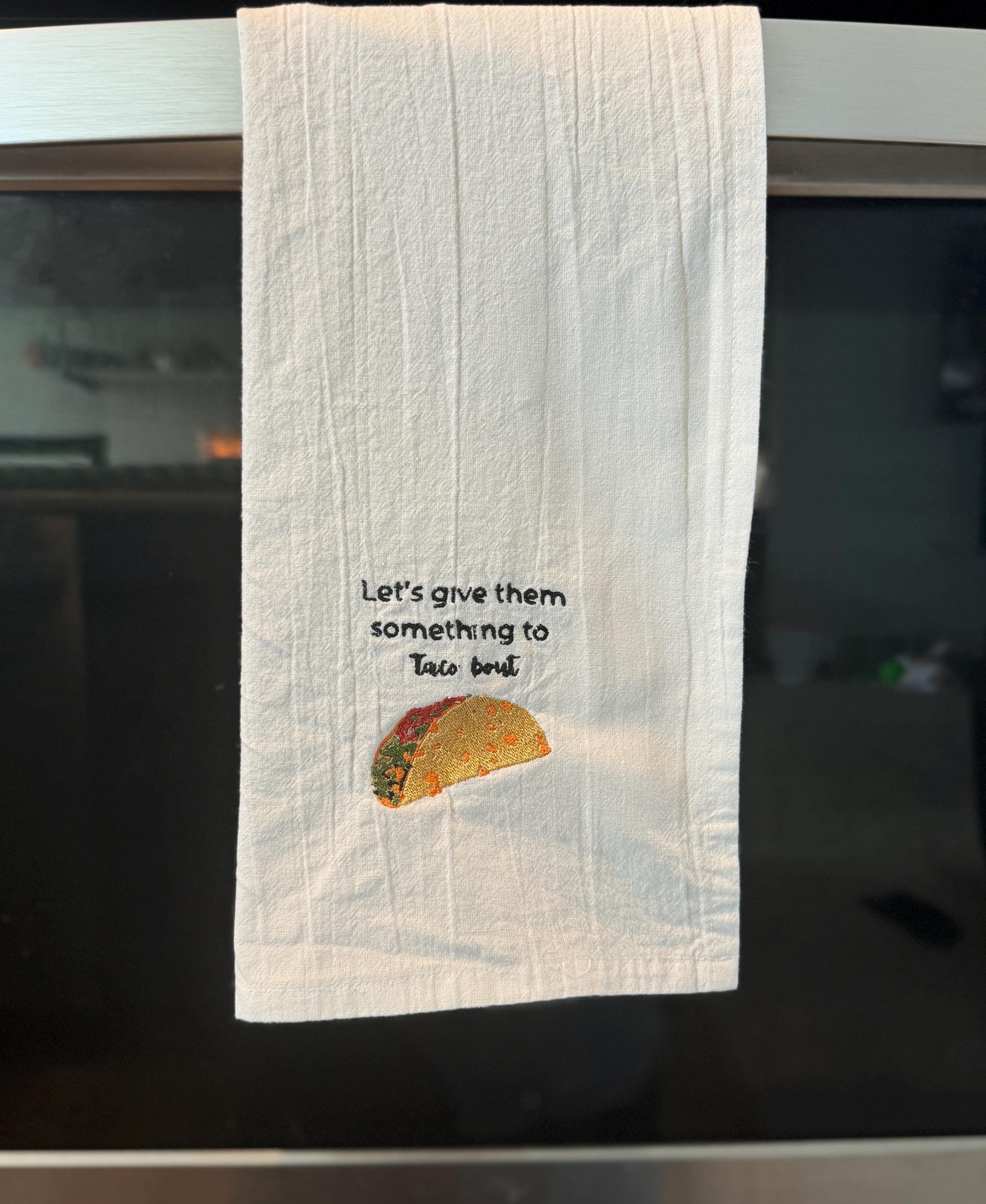 Personalized Embroidered Flour Sack Towels - Custom Kitchen Towels - Unique Gifts - Home Décor - 30x30 Inches