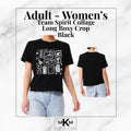 Bella + Canvas: Women's Track & Field Spirit Collage Boxy Tee