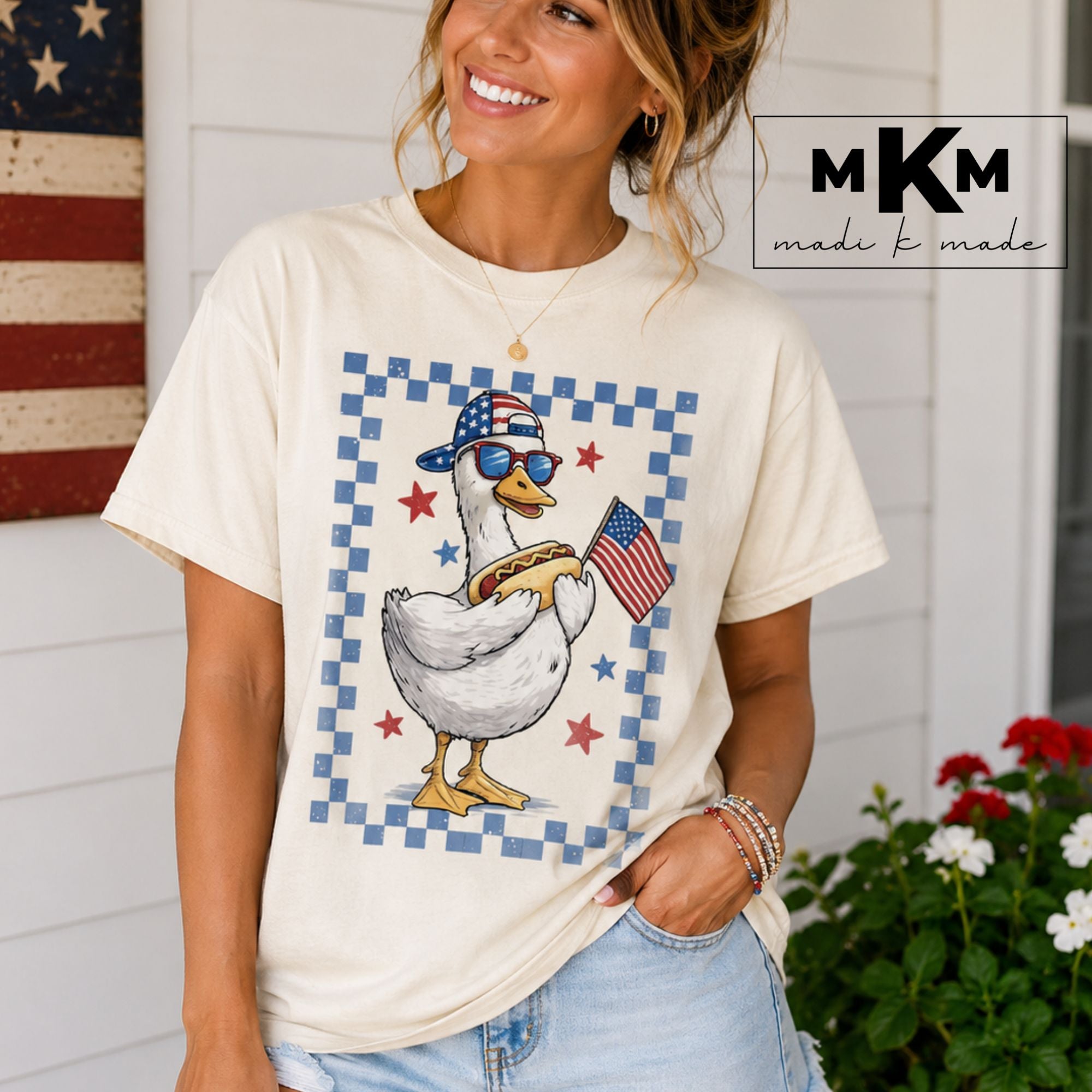 Patriotic Duck Tee