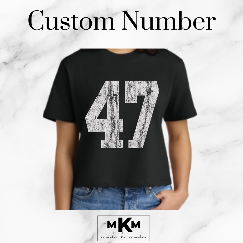 Hockey Adult Boxy CROP T-Shirt