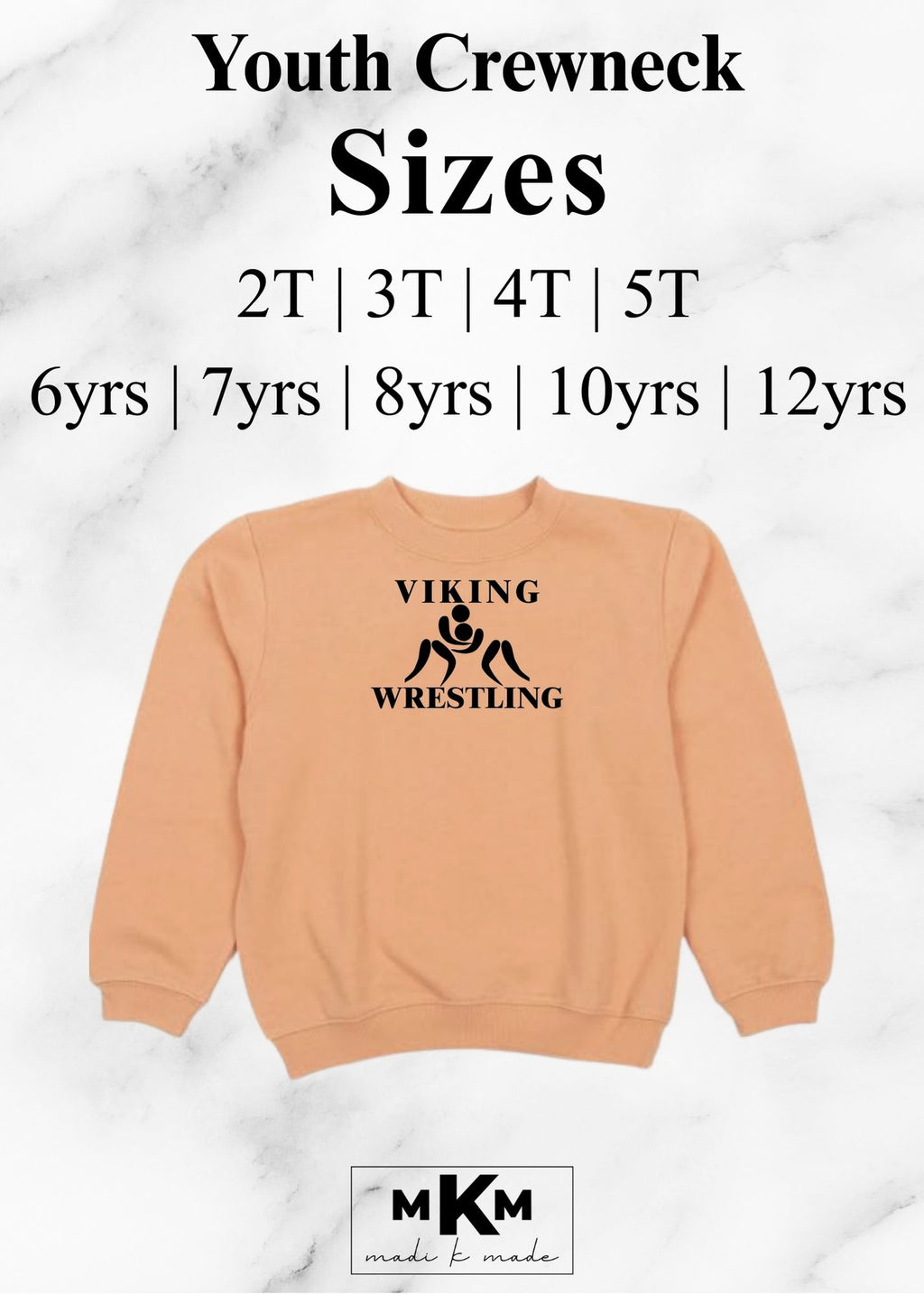 Viking Wrestling Team Sweatshirt Adult & Youth – 2025 Team Order