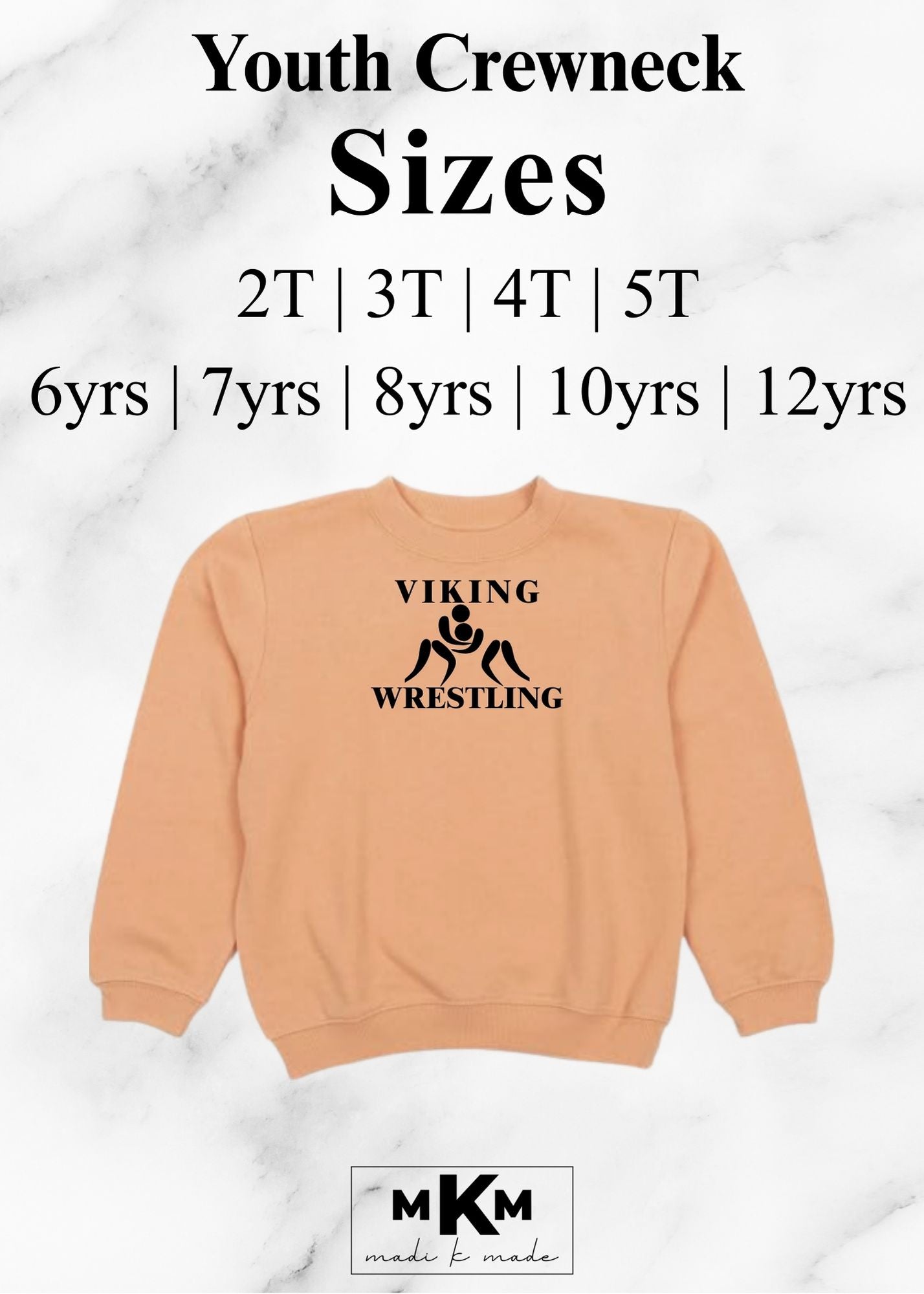 Viking Wrestling Team Sweatshirt Adult & Youth – 2025 Team Order