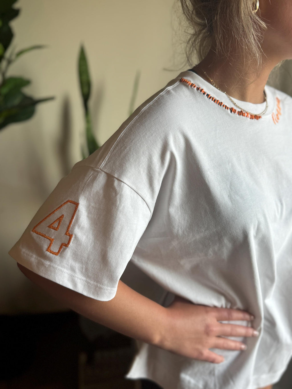 Custom Team T-Shirt | Personalize with Name, Logo, & Number | Choose Stitching Colors for a Unique Look | Perfect for Athletes Teams!