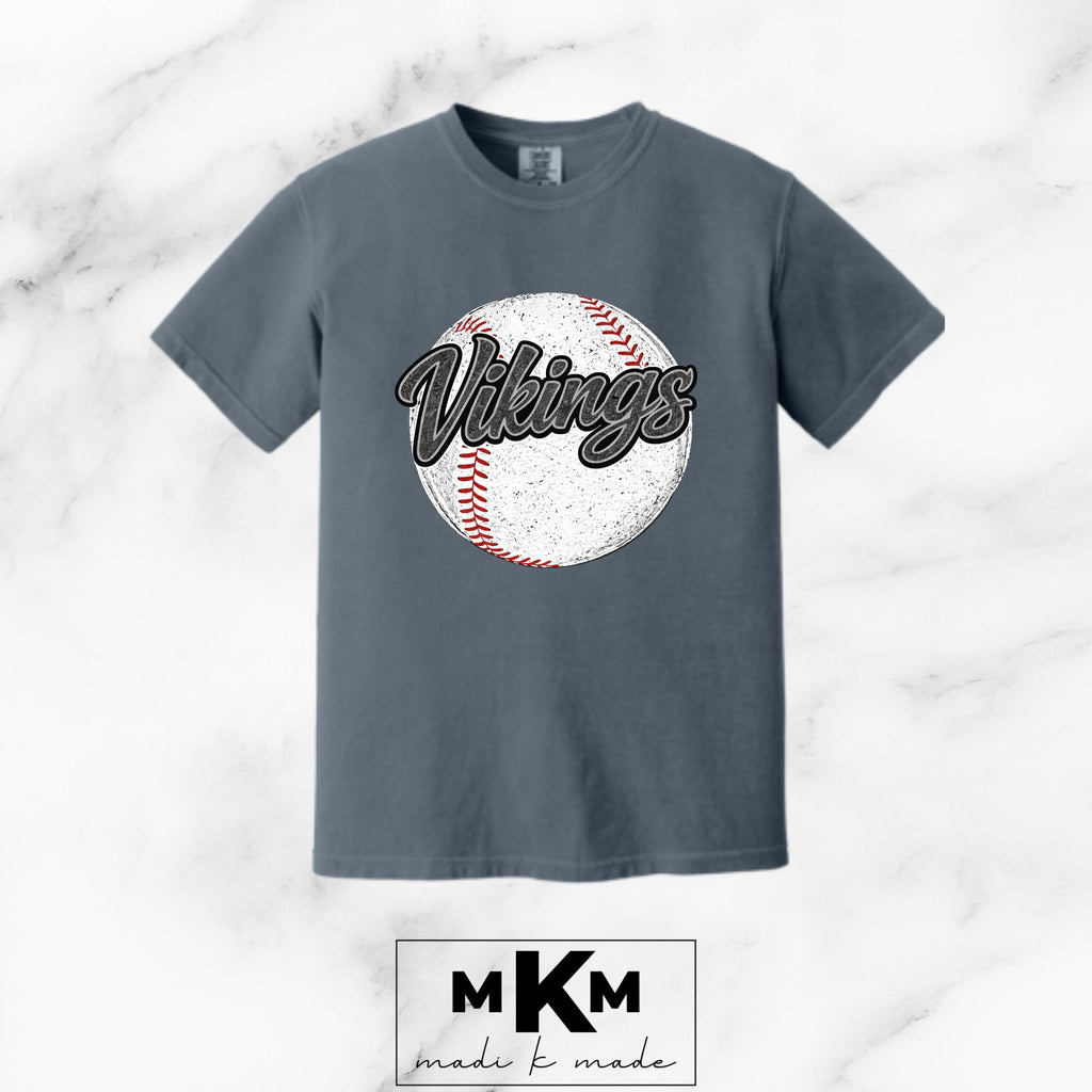School Team Spirit Custom Baseball T-Shirt or Sweatshirt