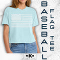 Baseball Flag Boxy T-Shirt