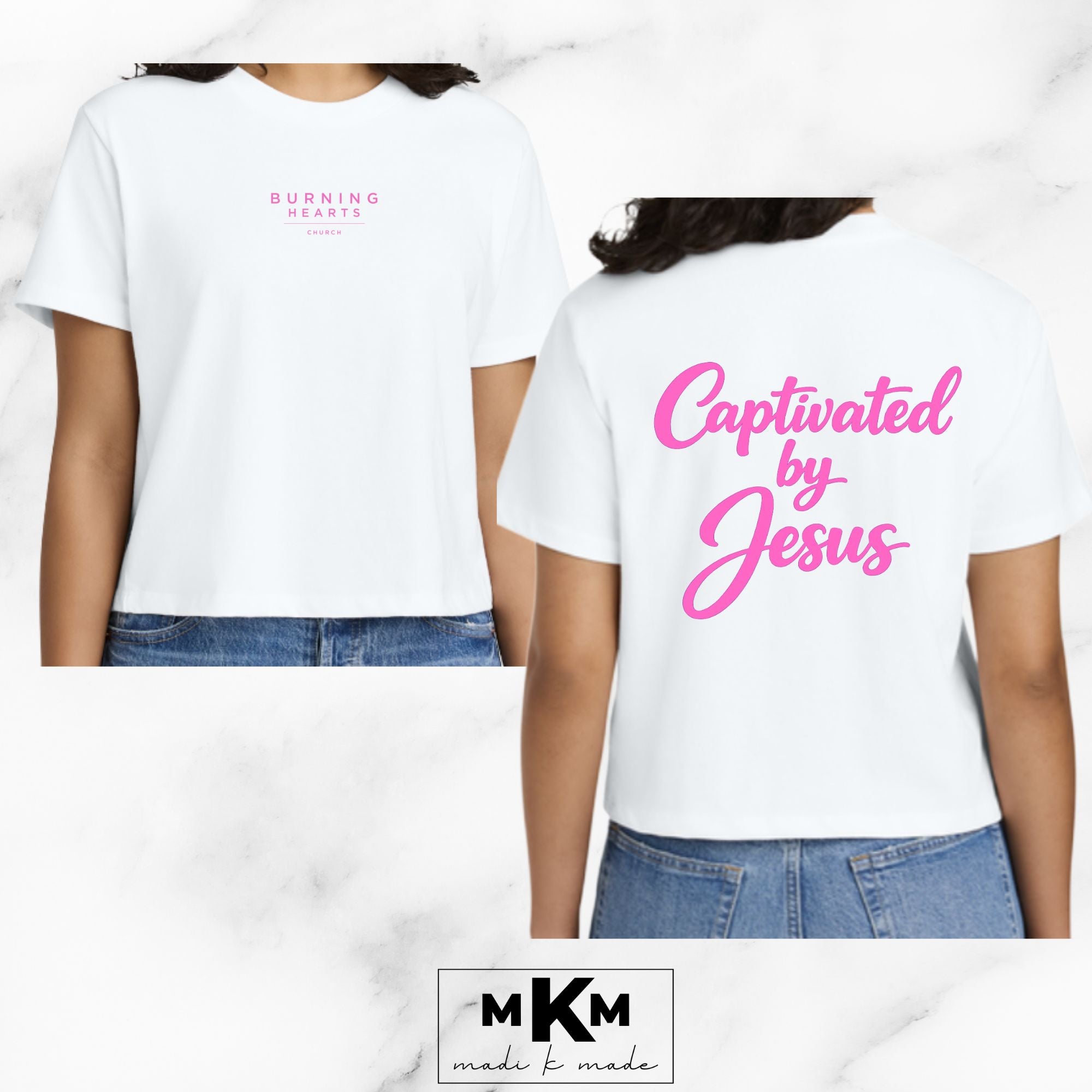Captivated by Jesus Crop Tee