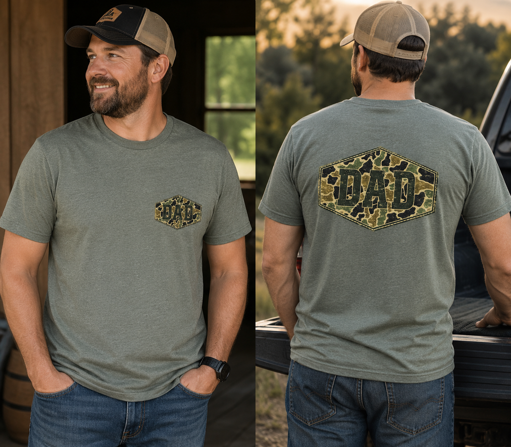Camo Dad T-Shirt