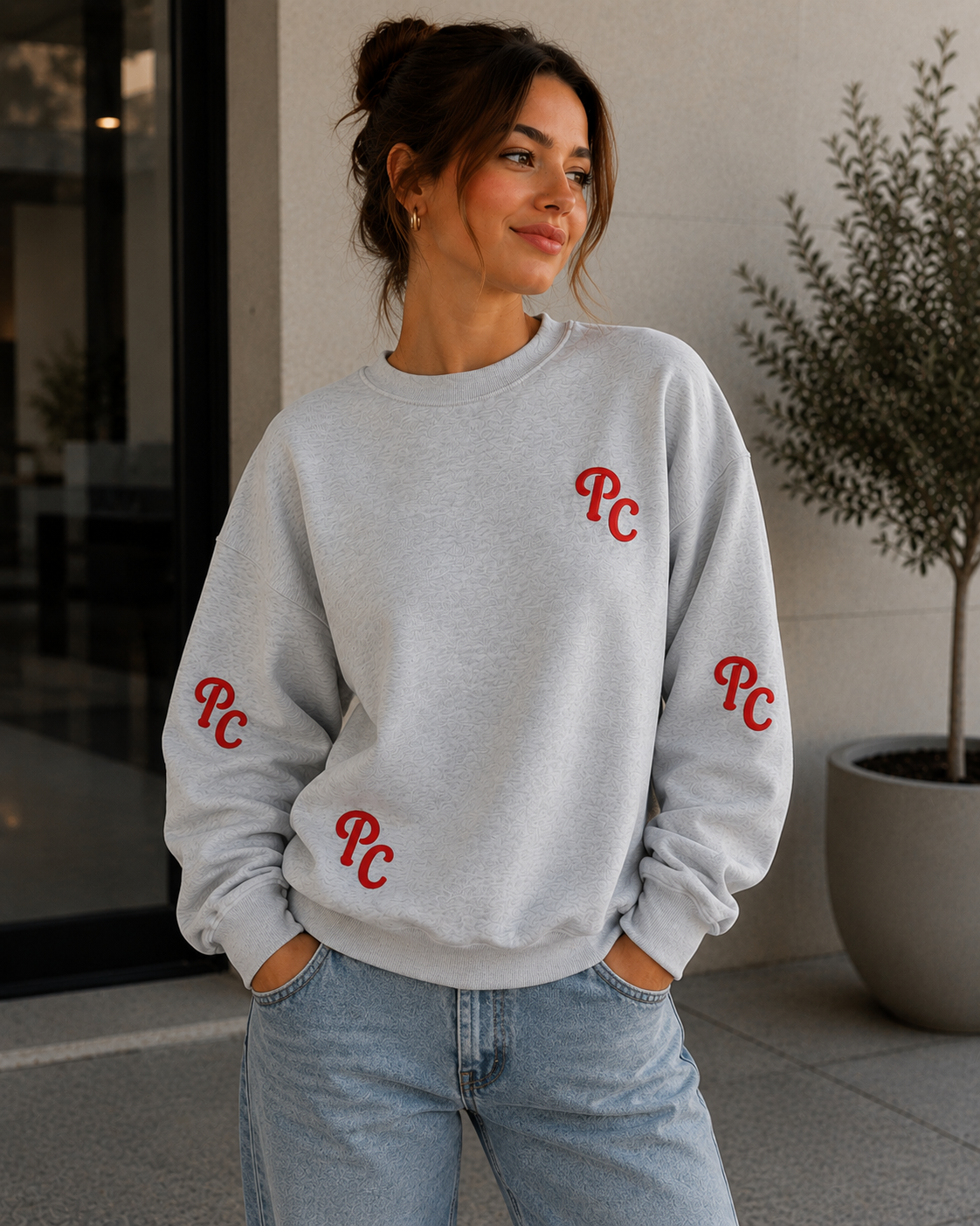 Park Christian PC Embroidered Crewneck Sweatshirt