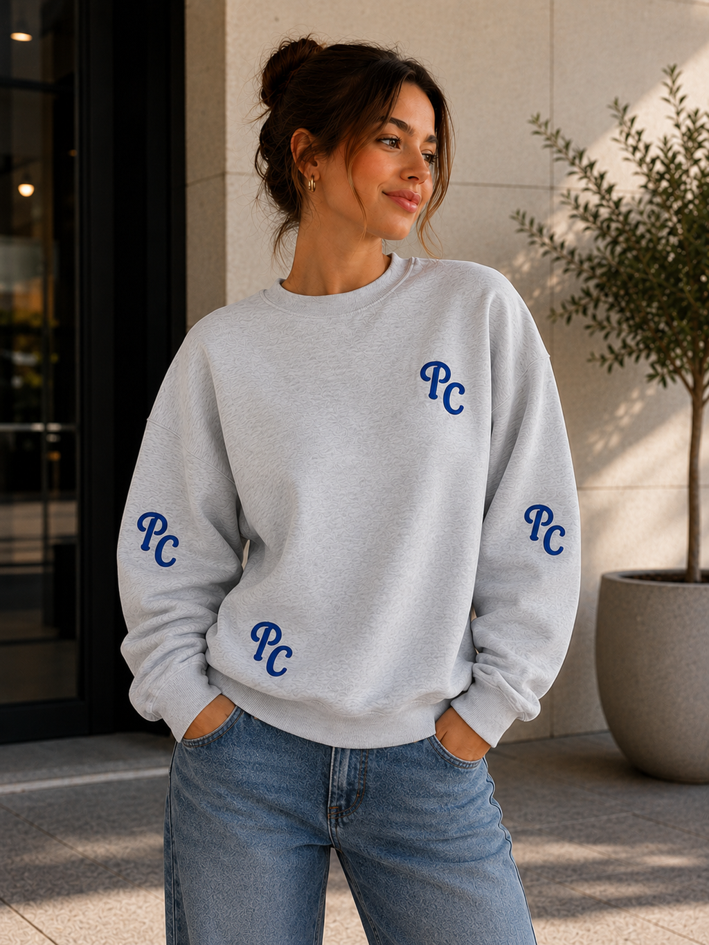 Park Christian PC Embroidered Crewneck Sweatshirt
