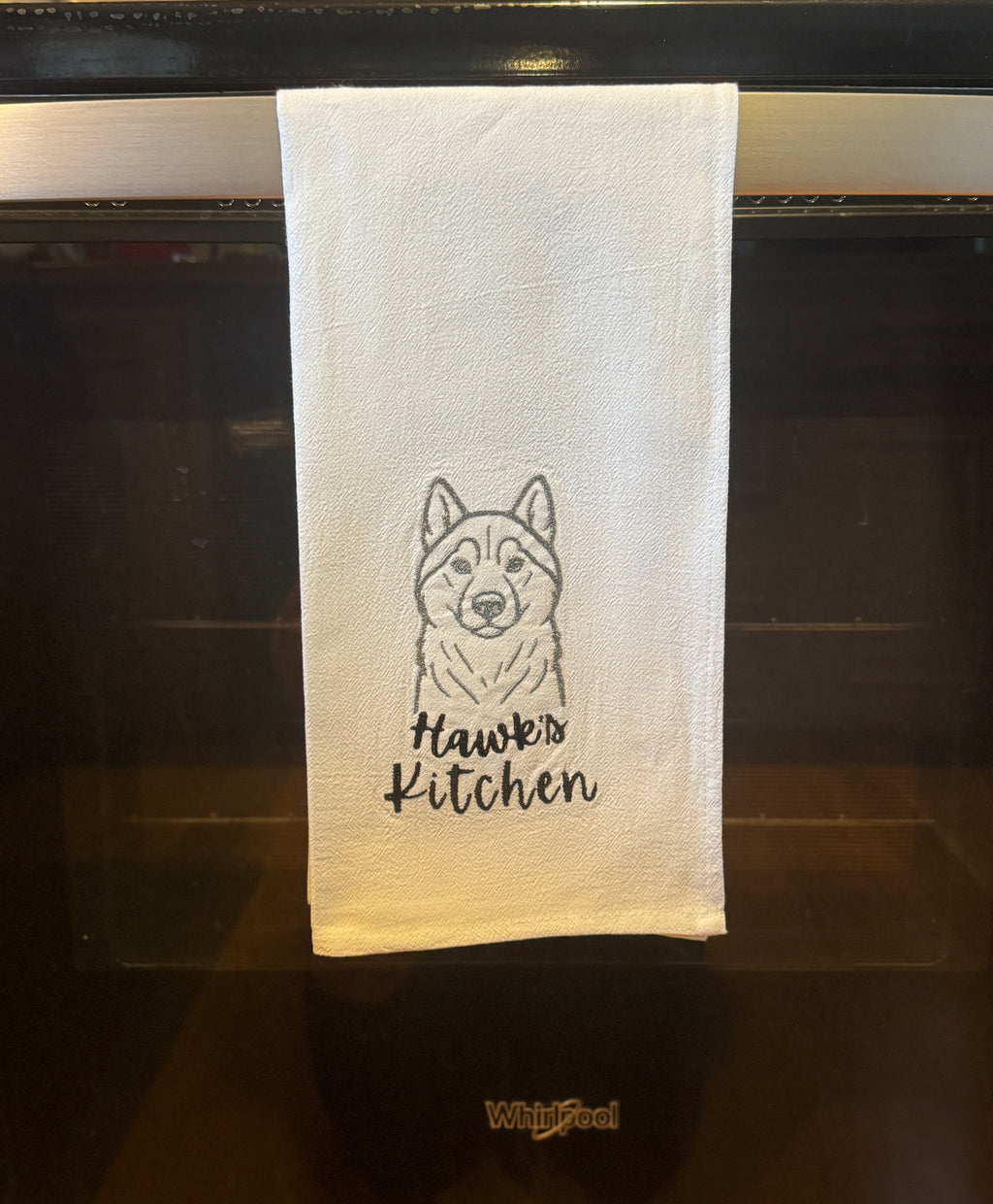 Customized Pet Flour Sack Towels - Personalized Towels featuring Your Beloved Pet's Name - Perfect for Dogs, Cats, and More - 30x30 Inches!