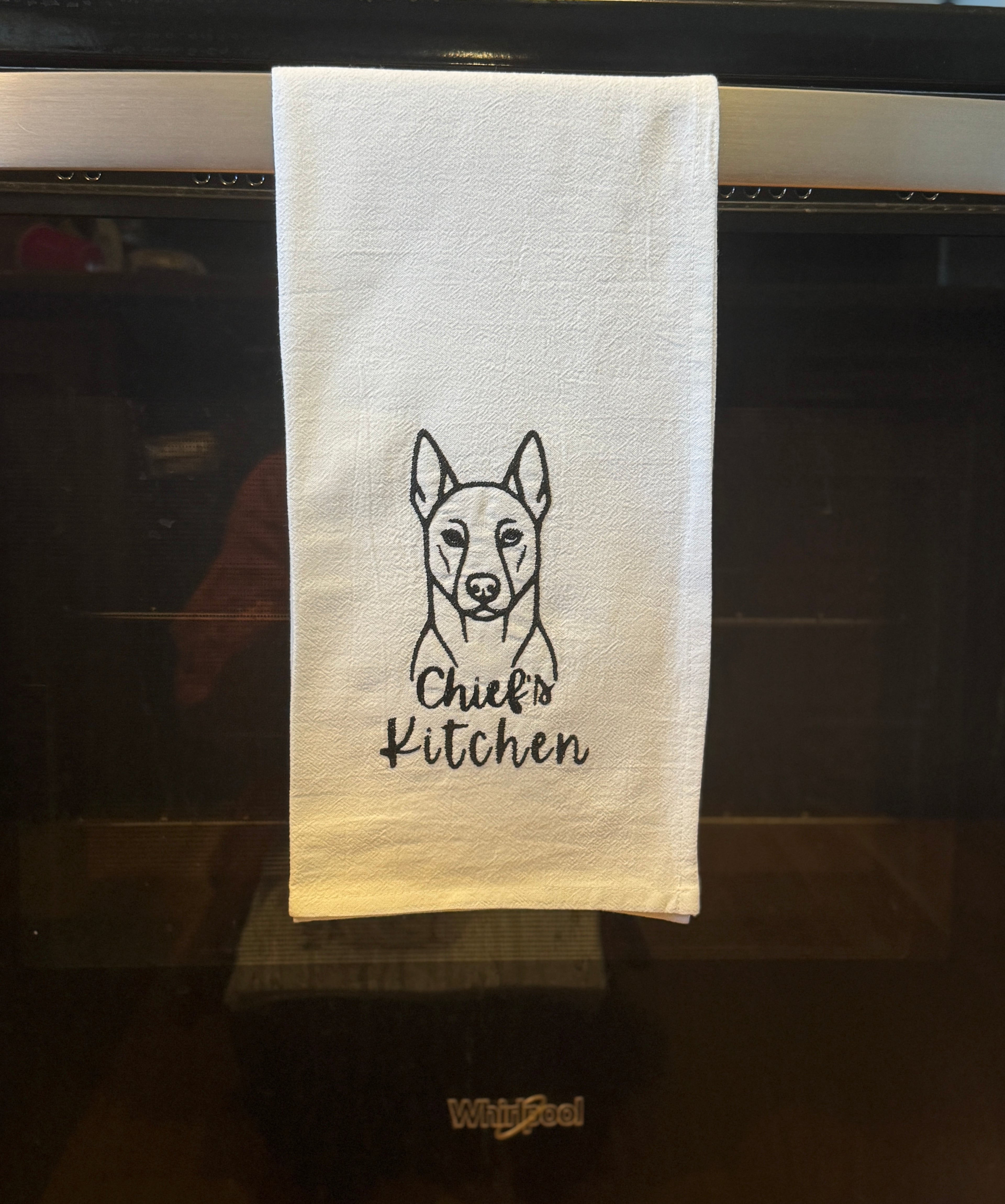 Customized Pet Flour Sack Towels - Personalized Towels featuring Your Beloved Pet's Name - Perfect for Dogs, Cats, and More - 30x30 Inches!
