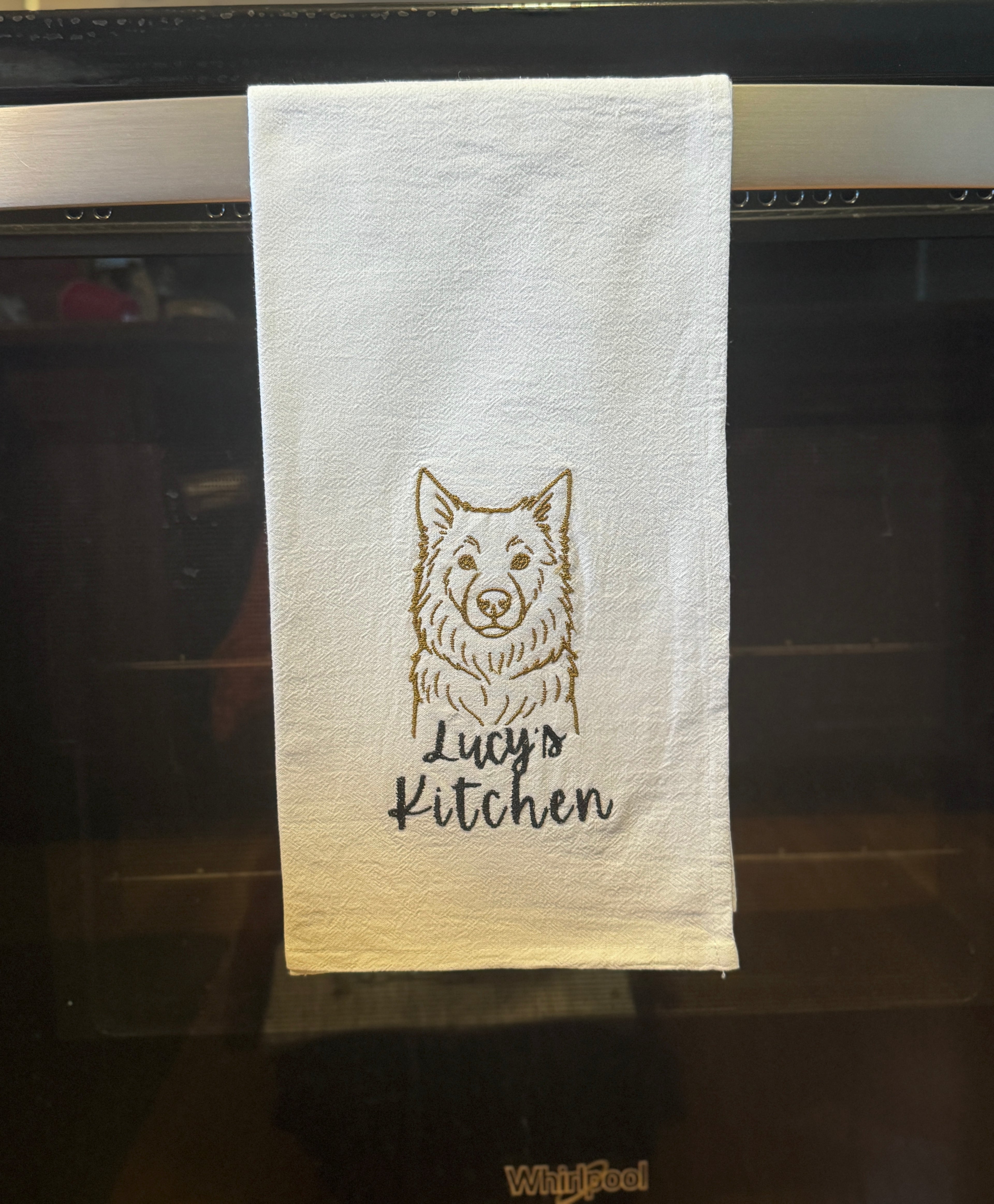 Customized Pet Flour Sack Towels - Personalized Towels featuring Your Beloved Pet's Name - Perfect for Dogs, Cats, and More - 30x30 Inches!