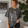 Sophie Cunningham Pointing Graphic Tee | Basketball Fan Shirt | Unisex Heavy Cotton Tee | Indiana #8 Inspired