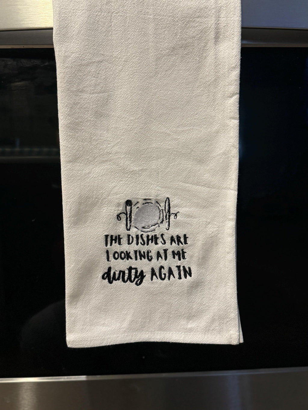 Personalized Embroidered Flour Sack Towels - Custom Kitchen Towels - Unique Gifts - Home Décor - 30x30 Inches