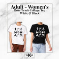Bella + Canvas: Women's Bow Track Collage Boxy Tee