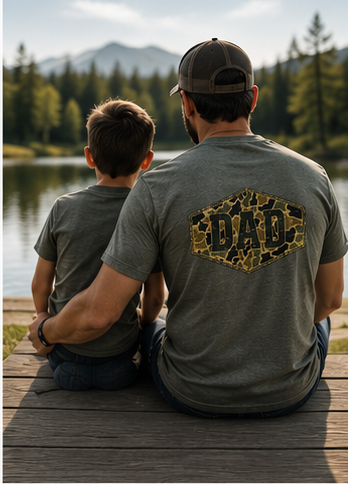 Camo Dad T-Shirt