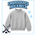 Embroidered Mockneck