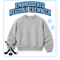 Embroidered Regular Crewneck