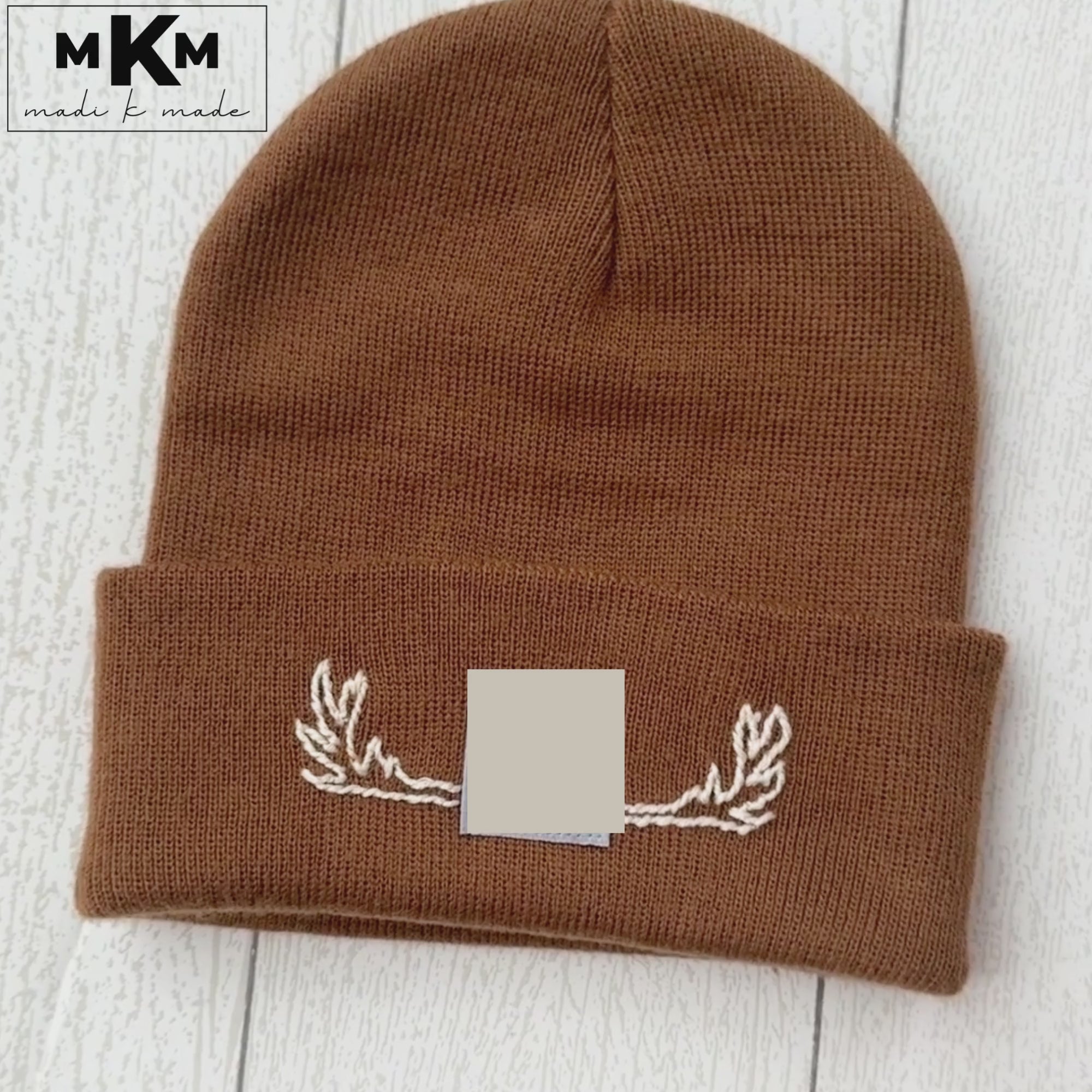Custom Embroidered Beanie, Personalized Winter Hat, Name or Logo Hat, Adult, One Size, Knit Cuffed Beanie, Custom Designs, Gift for Him Her